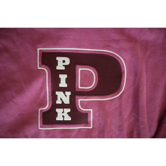 PINK x Victoria's Secret Large Ivy Fleece Campus Full Zip Hoodie/Sweatpants Set - Picture 8 of 16
